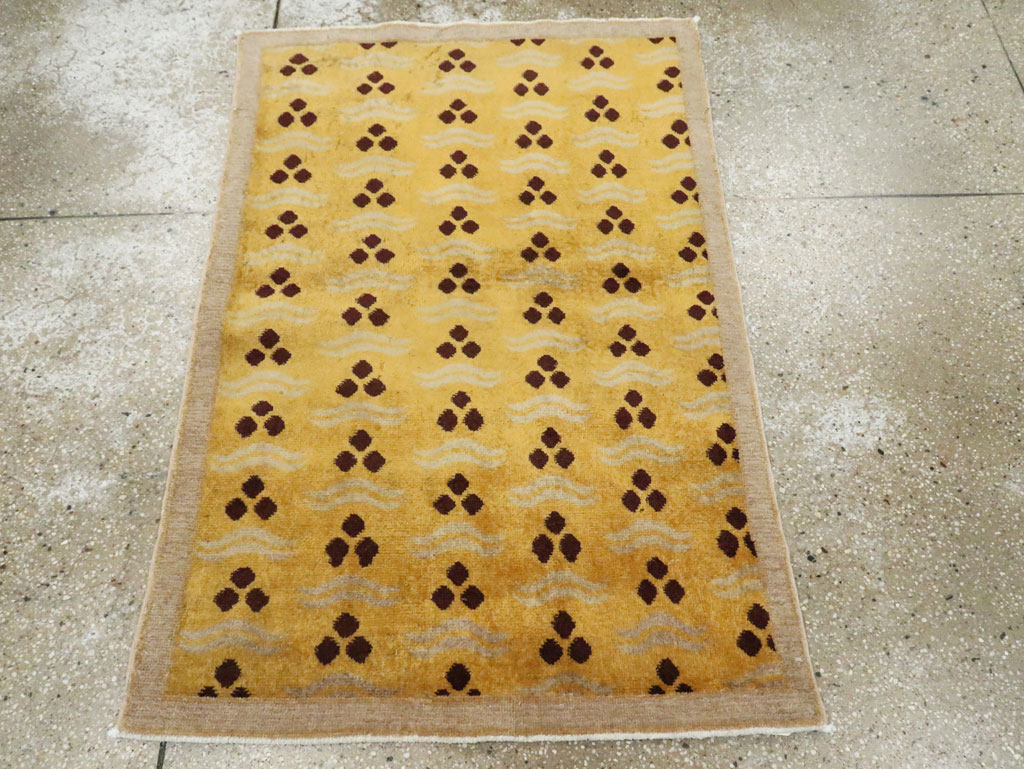 Vintage Turkish Anatolian Deco Rug, No.15237 - Gss