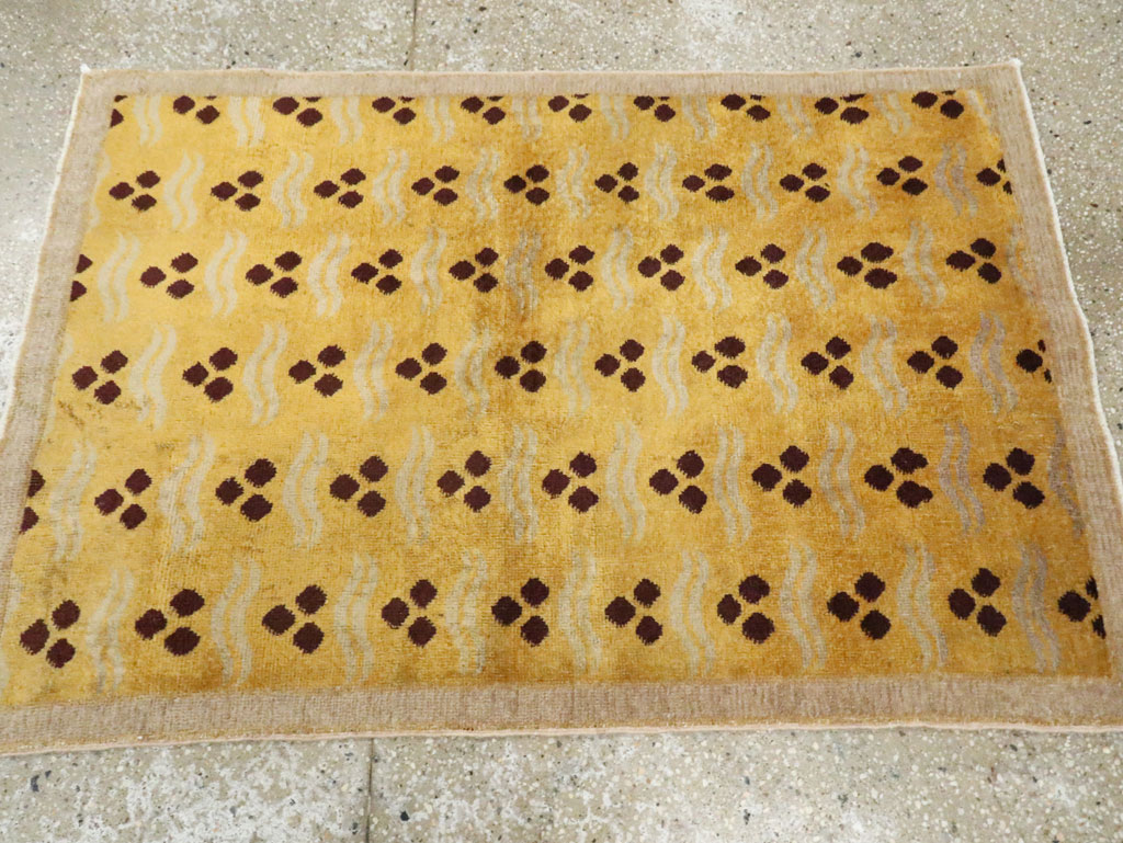 Vintage Turkish Anatolian Deco Rug, No.15237 - Gss