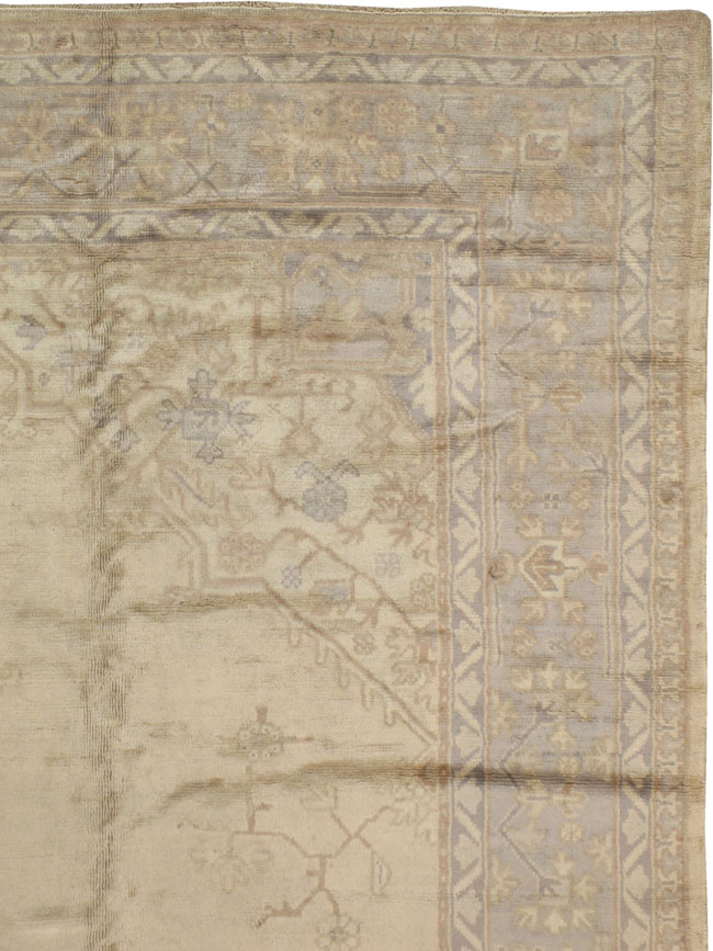 Antique Turkish Oushak Carpet, No.15253 - Gss