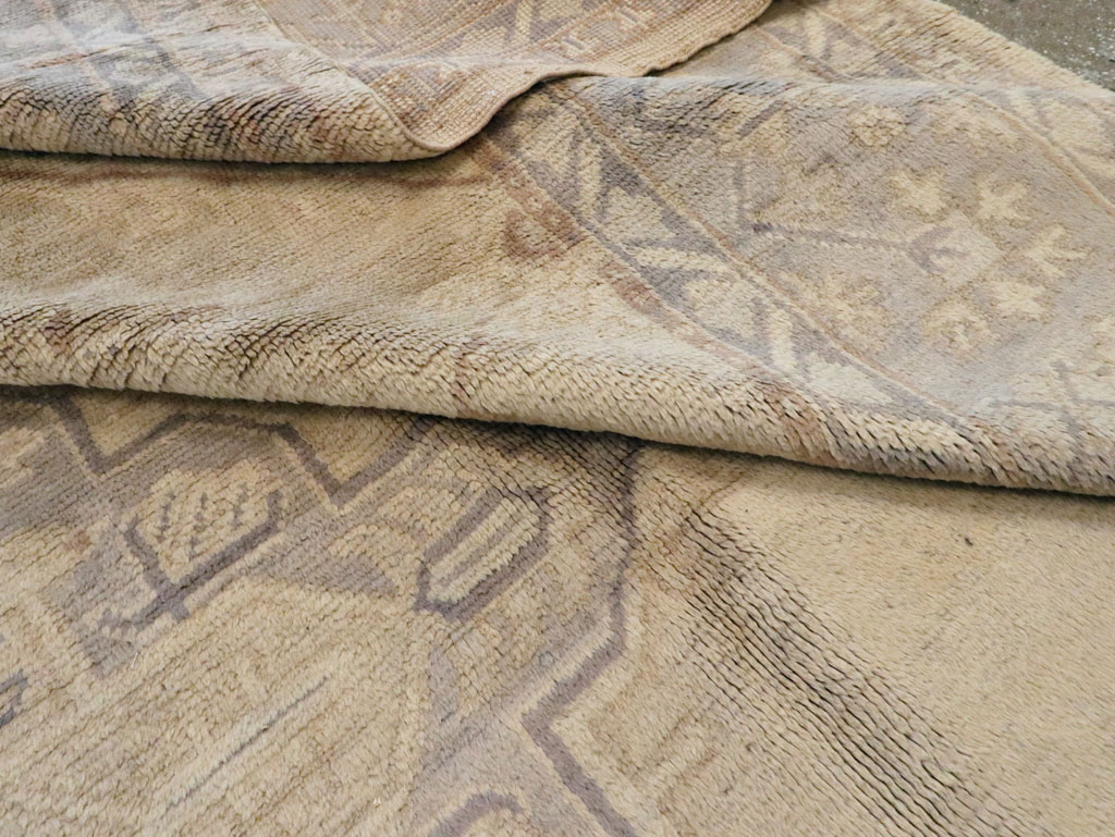 Antique Turkish Oushak Carpet, No.15253 - Gss