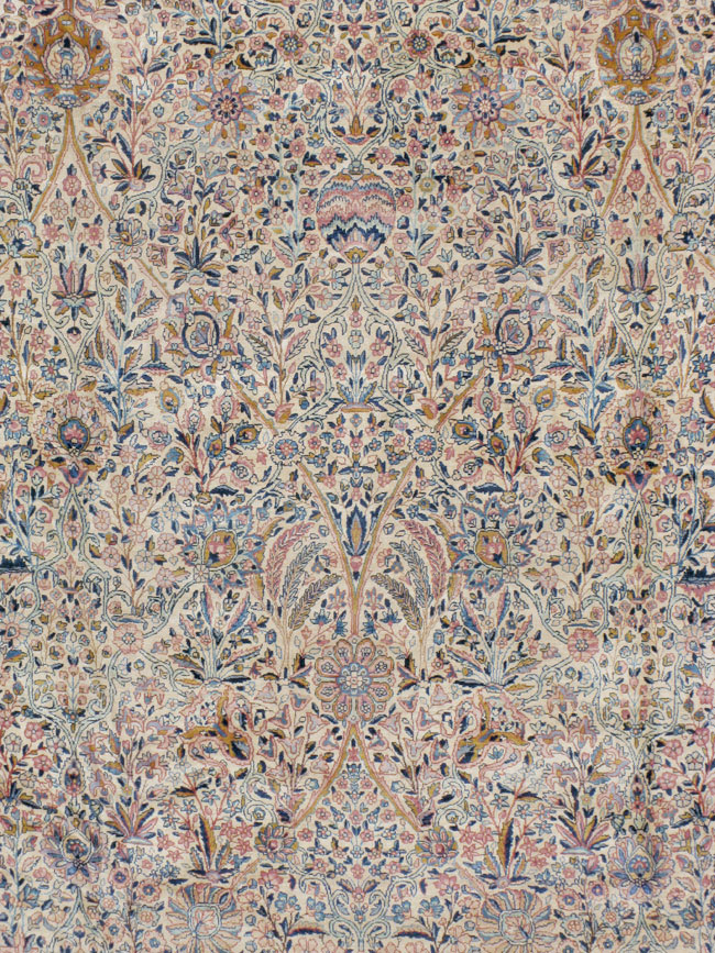 Antique Persian Lavar Kerman Carpet, No.15268 - Gss