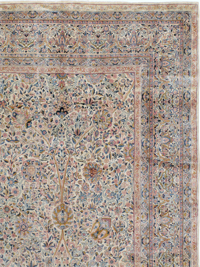 Antique Persian Lavar Kerman Carpet, No.15268 - Gss