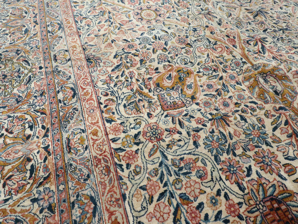 Antique Persian Lavar Kerman Carpet, No.15268 - Gss