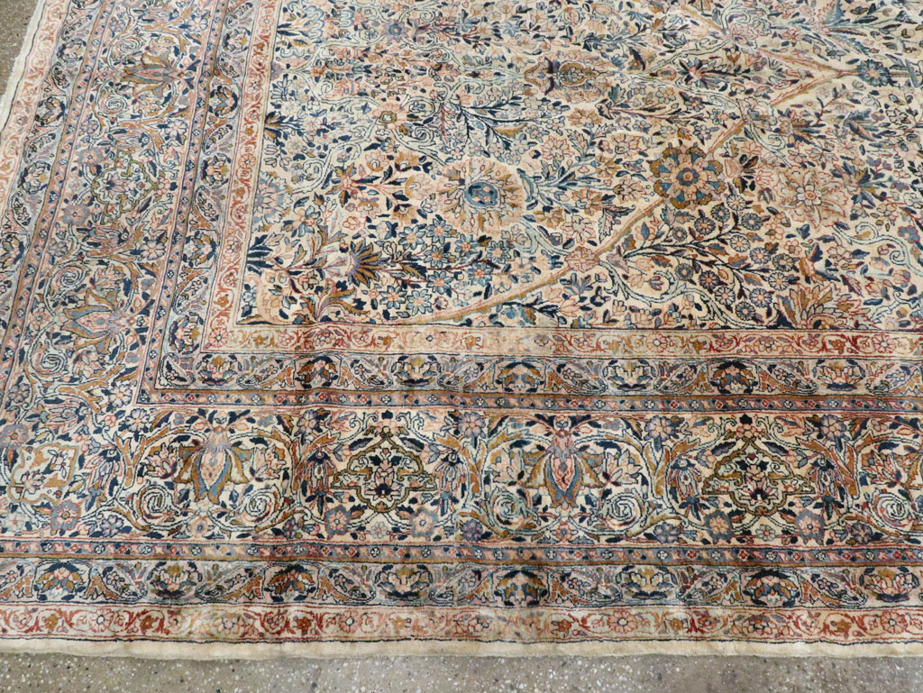 Antique Persian Lavar Kerman Carpet, No.15268 - Gss