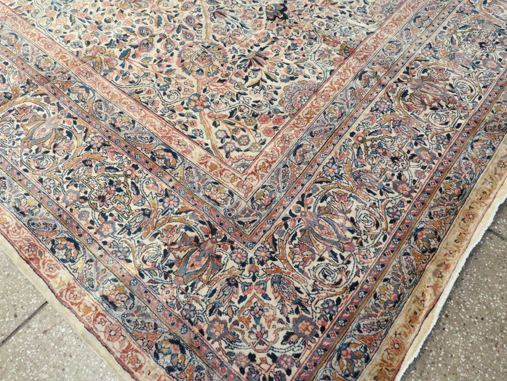 Antique Persian Lavar Kerman Carpet, No.15268 - Gss