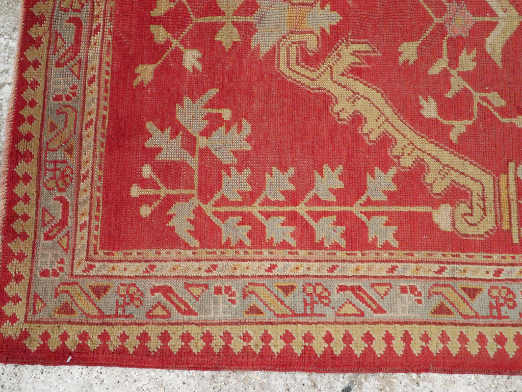 Antique Turkish Oushak Rug, No.15270 - Gss