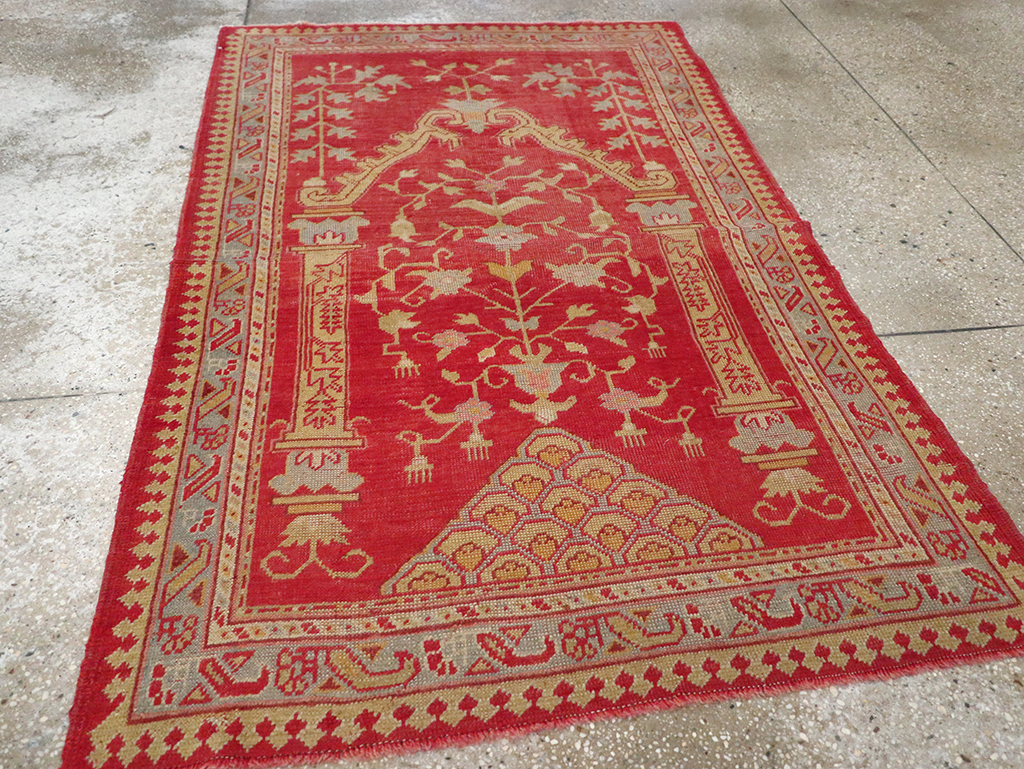 Antique Turkish Oushak Rug, No.15270 - Gss