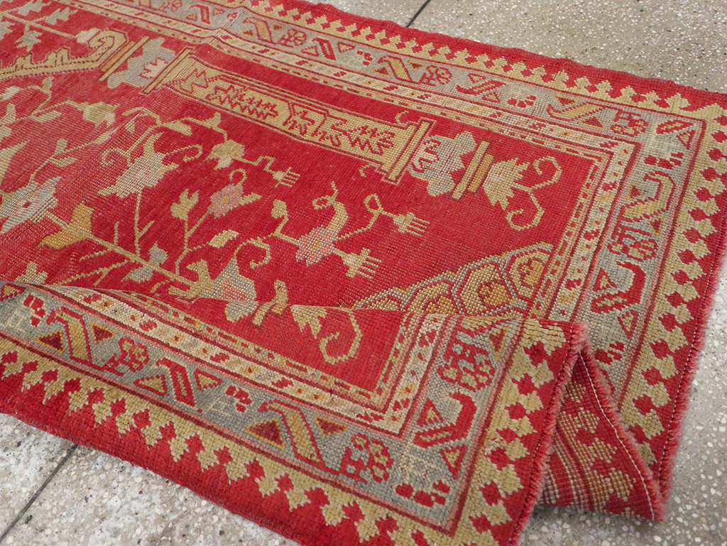 Antique Turkish Oushak Rug, No.15270 - Gss
