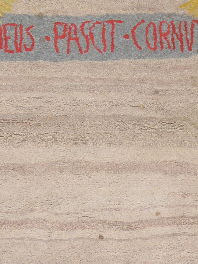 Antique American Hook Rug, No.15280 - Gss