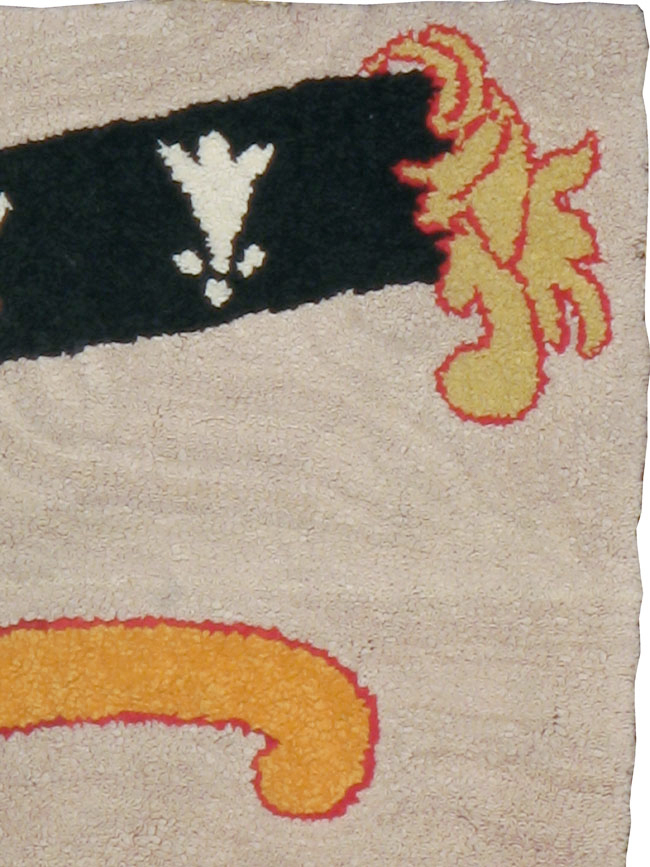 Antique American Hook Rug, No.15281 - Gss