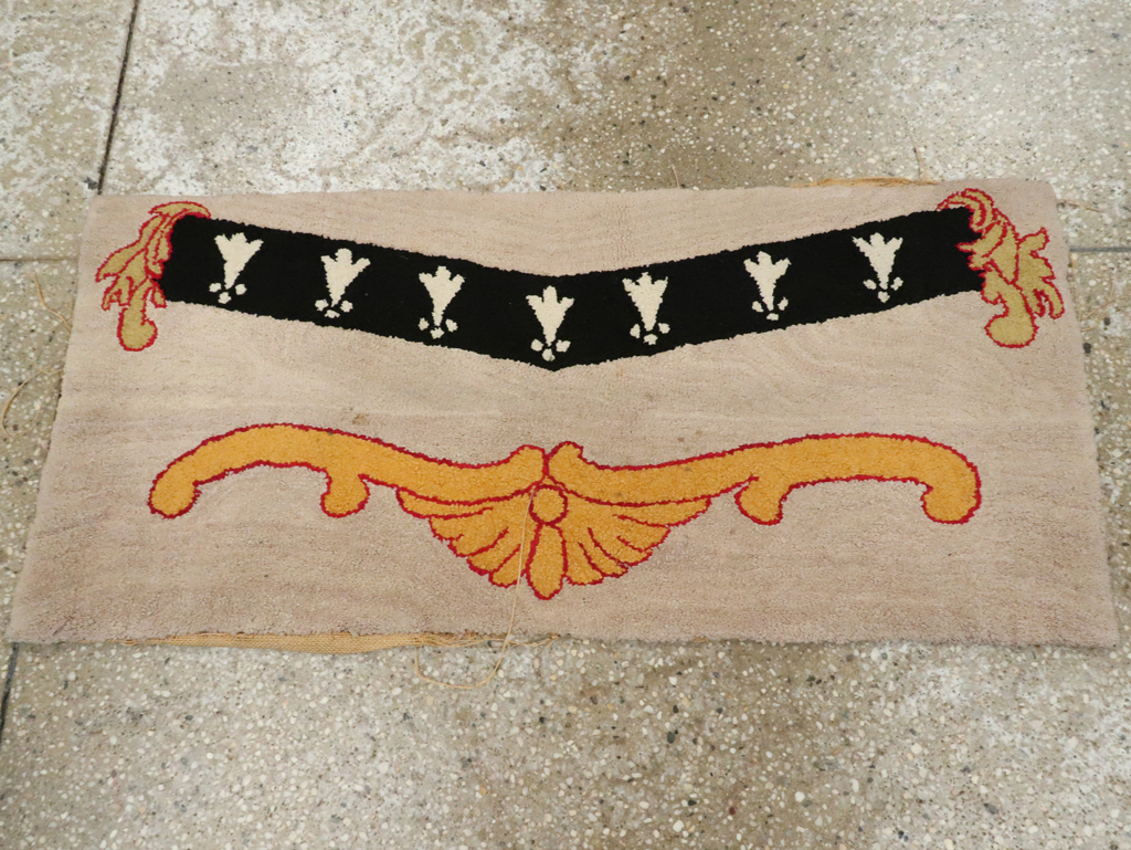 Antique American Hook Rug, No.15281 - Gss