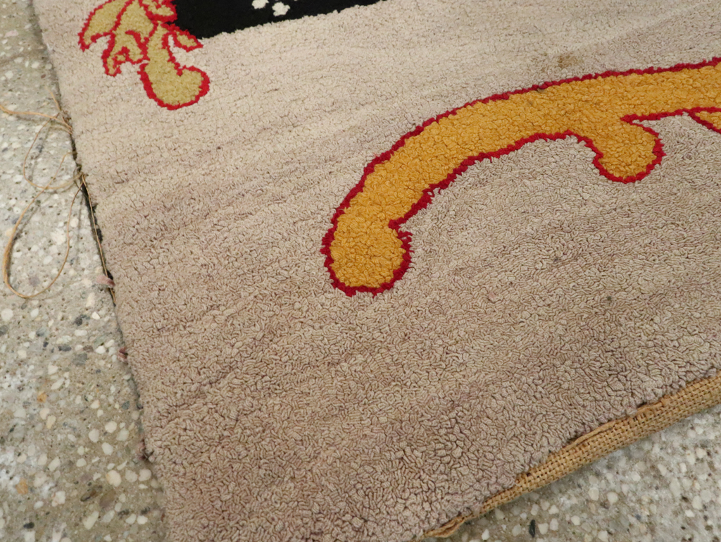 Antique American Hook Rug, No.15281 - Gss