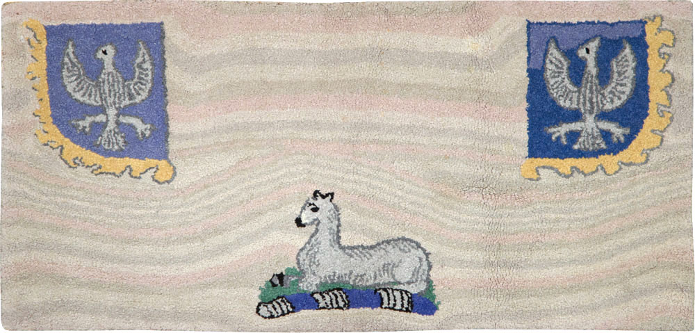 Antique American Hook Rug, No.15282 - Gss