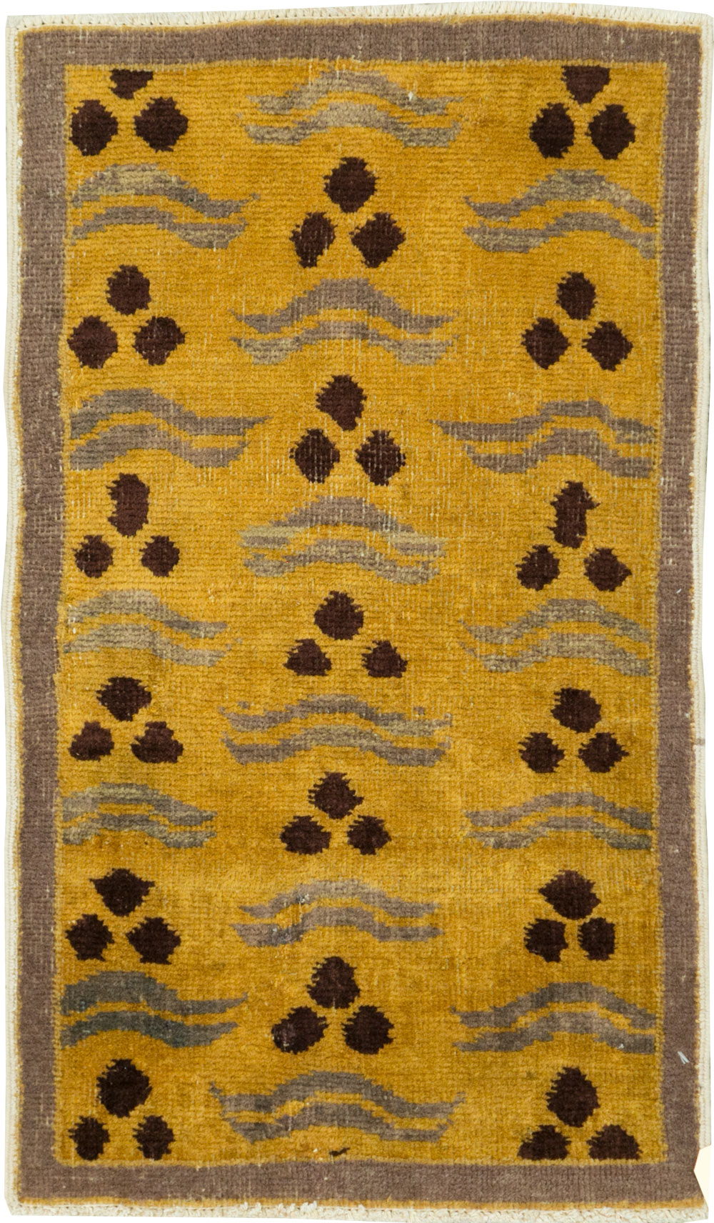 Vintage Turkish Art Deco Rug, No.15308 - Gss