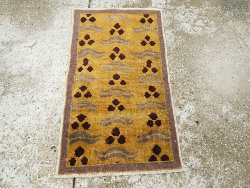 Vintage Turkish Art Deco Rug, No.15308 - Gss