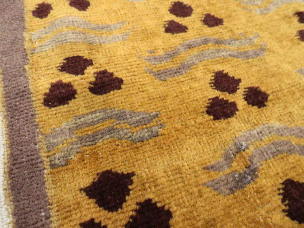 Vintage Turkish Art Deco Rug, No.15308 - Gss