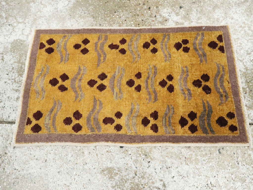 Vintage Turkish Art Deco Rug, No.15308 - Gss