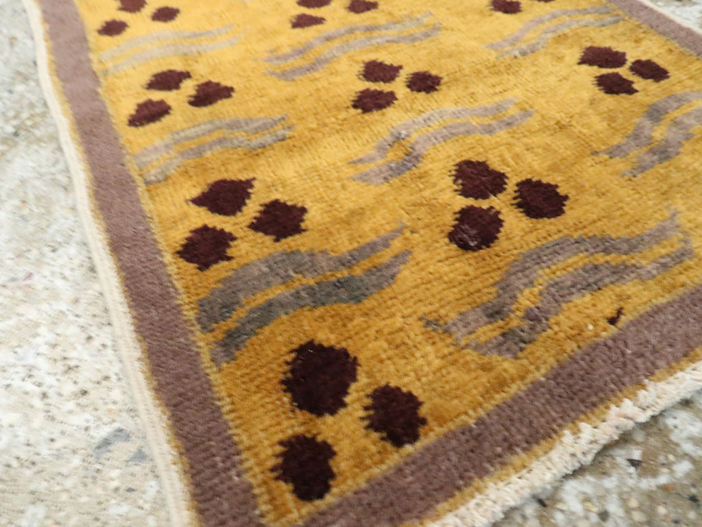 Vintage Turkish Art Deco Rug, No.15308 - Gss