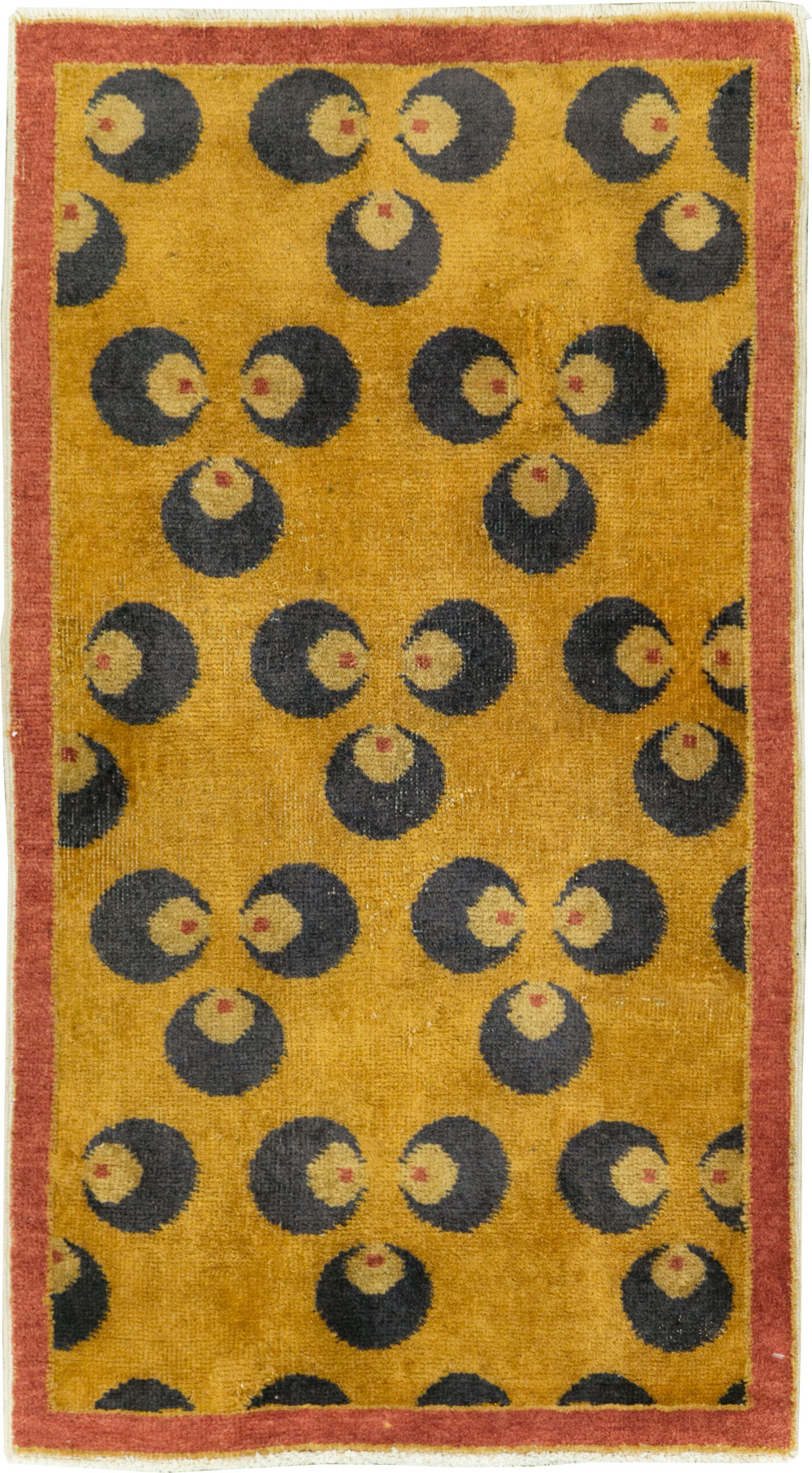 Vintage Turkish Anatolian Deco Rug, No.15309 - Gss