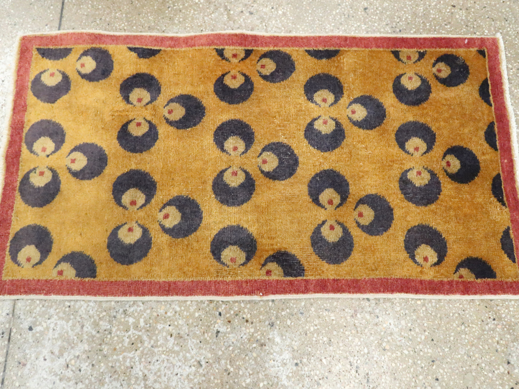 Vintage Turkish Anatolian Deco Rug, No.15309 - Gss