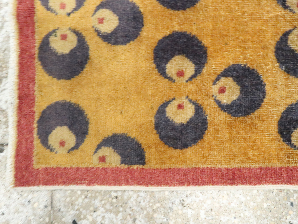 Vintage Turkish Anatolian Deco Rug, No.15309 - Gss