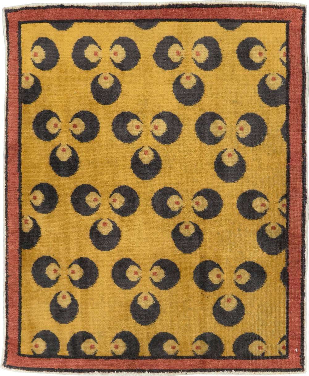 Vintage Turkish Anatolian Deco Rug, No.15311 - Gss