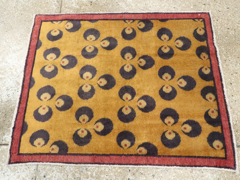 Vintage Turkish Anatolian Deco Rug, No.15311 - Gss