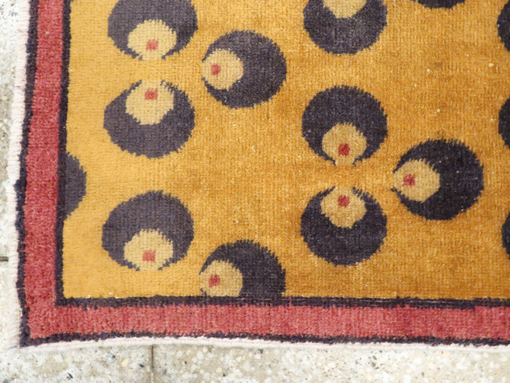 Vintage Turkish Anatolian Deco Rug, No.15311 - Gss