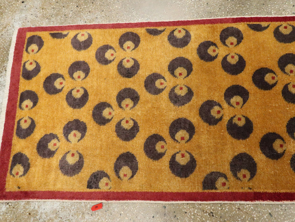 Vintage Anatolian Deco Runner, No.15324 - Gss