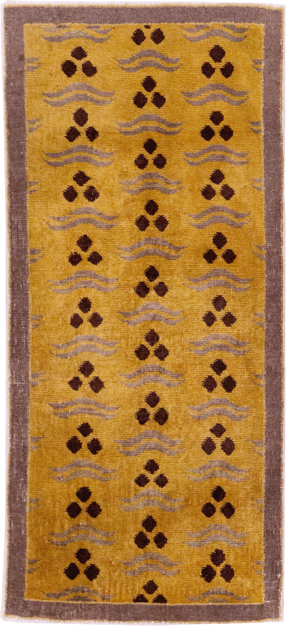 Vintage Turkish Anatolian Deco Rug, No.15332 - Gss