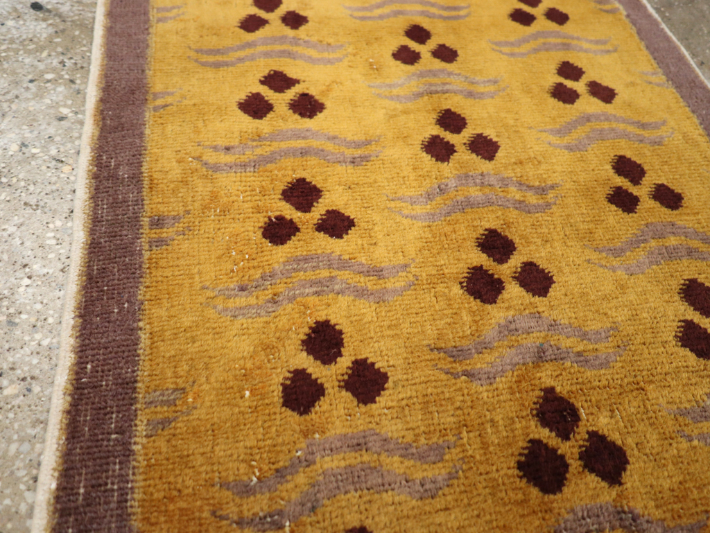 Vintage Turkish Anatolian Deco Rug, No.15332 - Gss