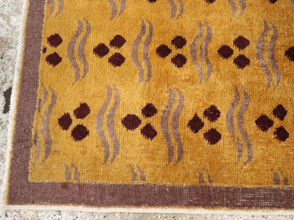 Vintage Turkish Anatolian Deco Rug, No.15332 - Gss