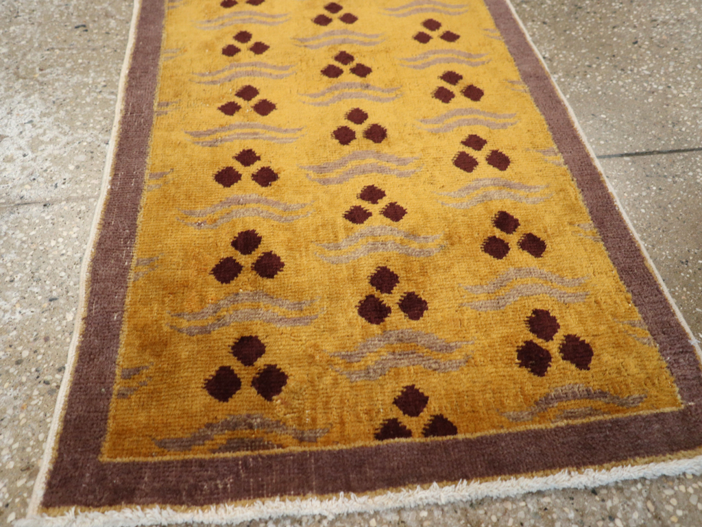 Vintage Turkish Anatolian Deco Rug, No.15332 - Gss