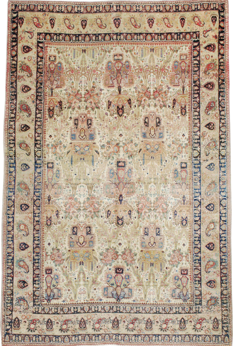 Antique Persian Tabriz Carpet, No.15341 - Gss