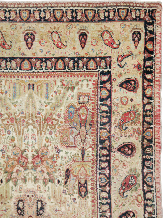 Antique Persian Tabriz Carpet, No.15341 - Gss