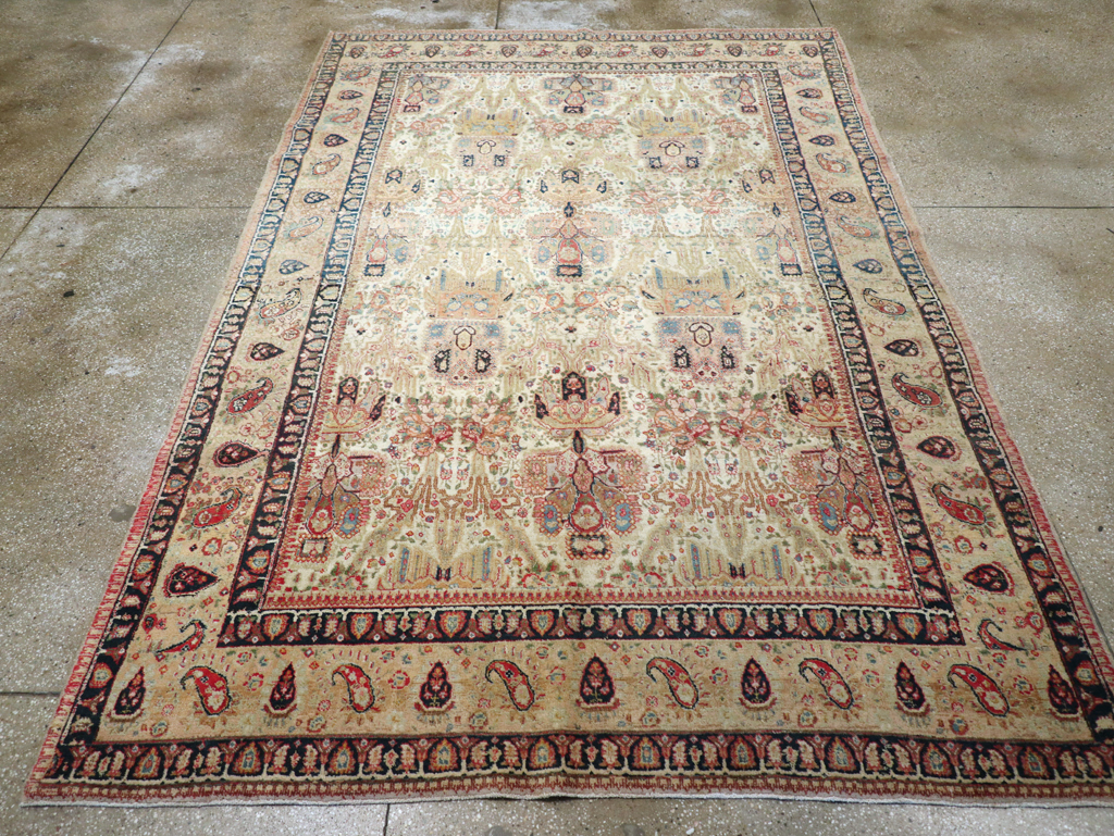 Antique Persian Tabriz Carpet, No.15341 - Gss