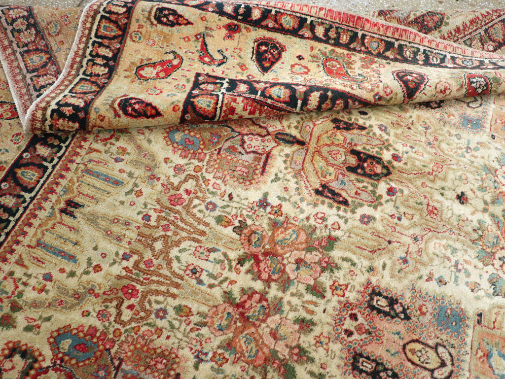 Antique Persian Tabriz Carpet, No.15341 - Gss