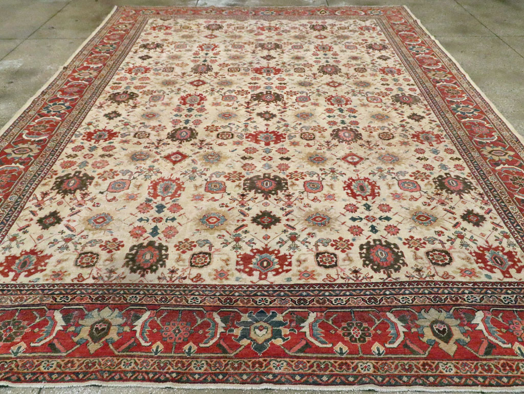 Antique Persian Mahal Room Size Carpet, No.15375 - Gss