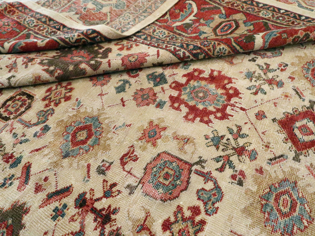 Antique Persian Mahal Room Size Carpet, No.15375 - Gss