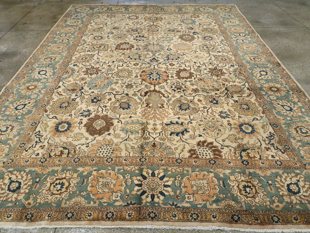 Vintage Persian Tabriz Carpet, No.15379 - Gss