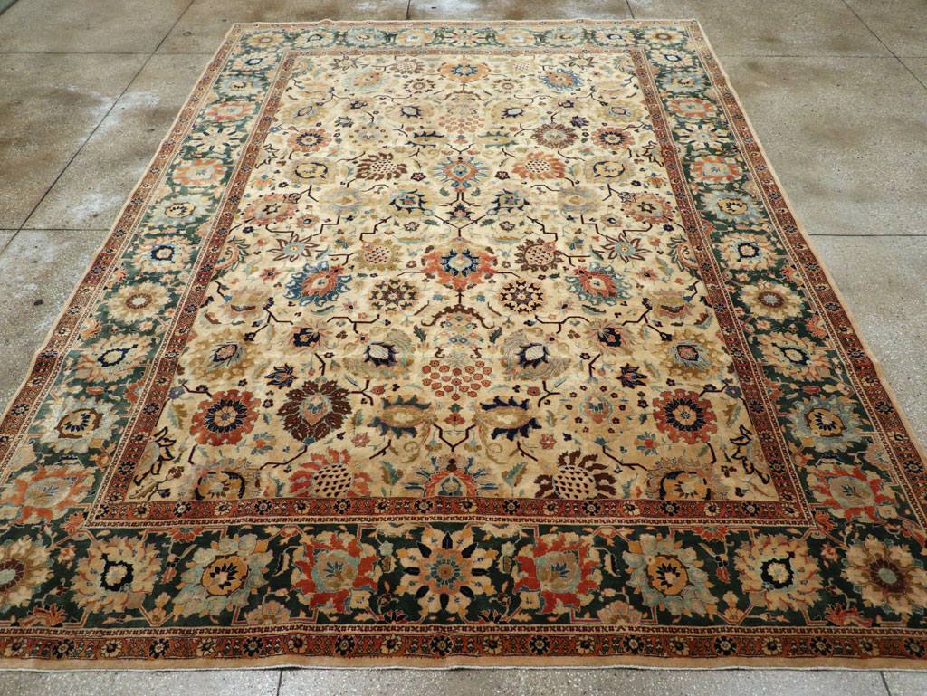 Vintage Persian Tabriz Carpet, No.15379 - Gss