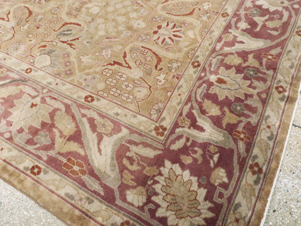 Antique Indian Lahore Carpet, No.15397 - Gss