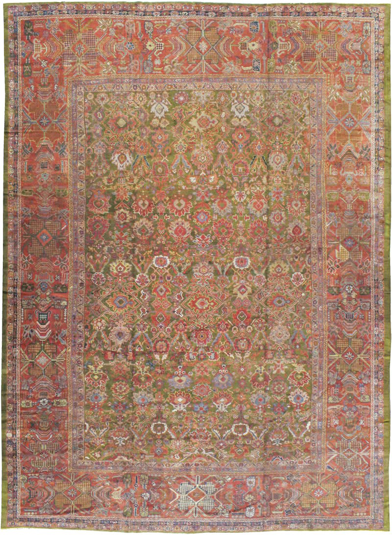 Antique Persian Sultanabad Carpet, No.15398 - Gss