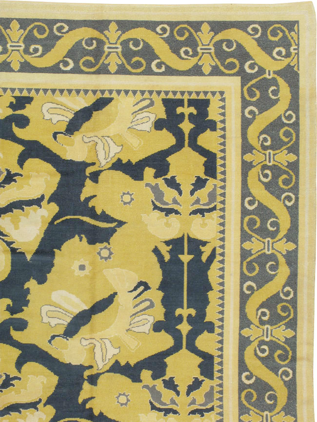 Antique Spanish Cuenca Carpet, No.15444 - Gss