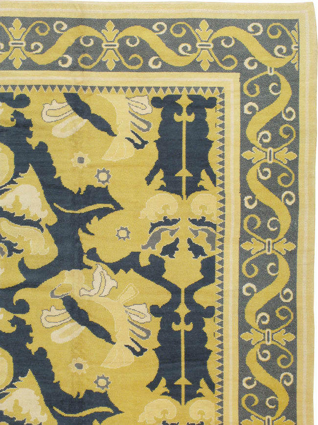 Antique Spanish Cuenca Carpet, No.15444 - Gss