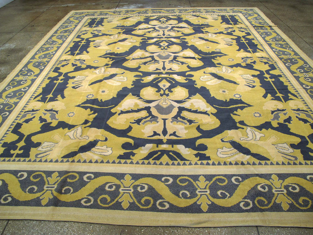 Antique Spanish Cuenca Carpet, No.15444 - Gss