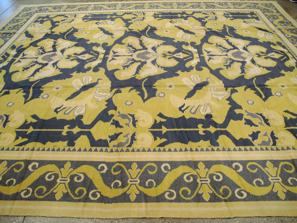 Antique Spanish Cuenca Carpet, No.15444 - Gss