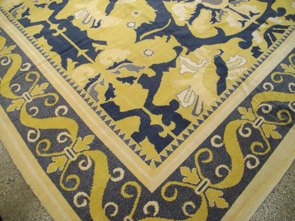 Antique Spanish Cuenca Carpet, No.15444 - Gss