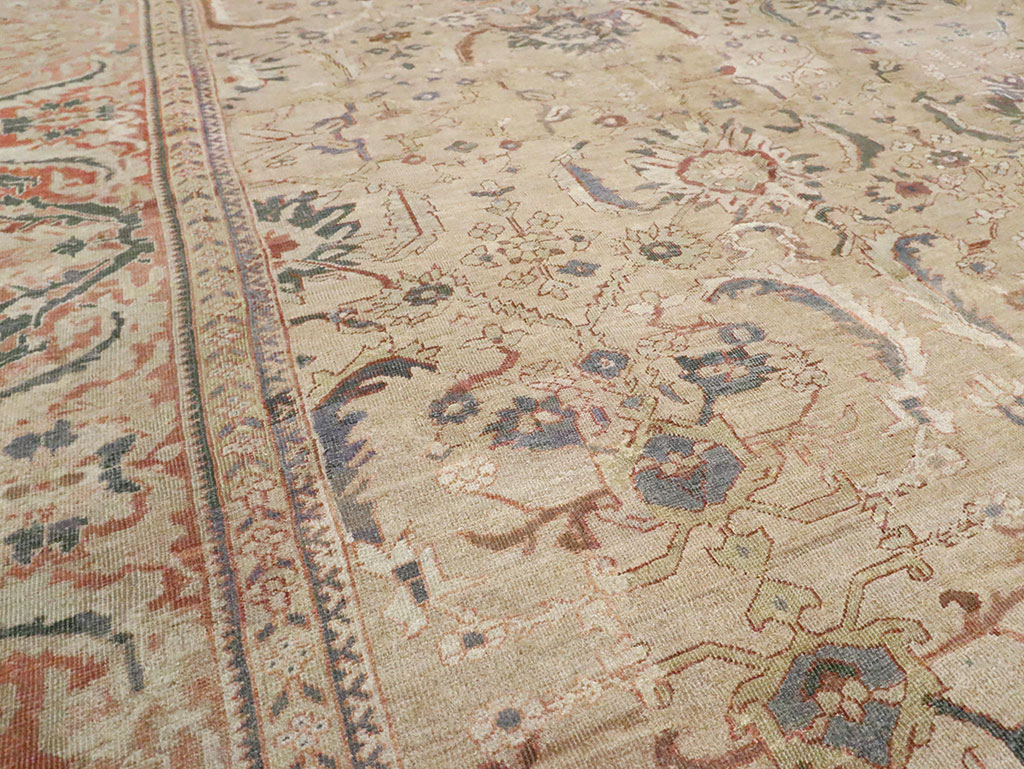 Antique Persian Mahal Carpet, No.15487 - Gss