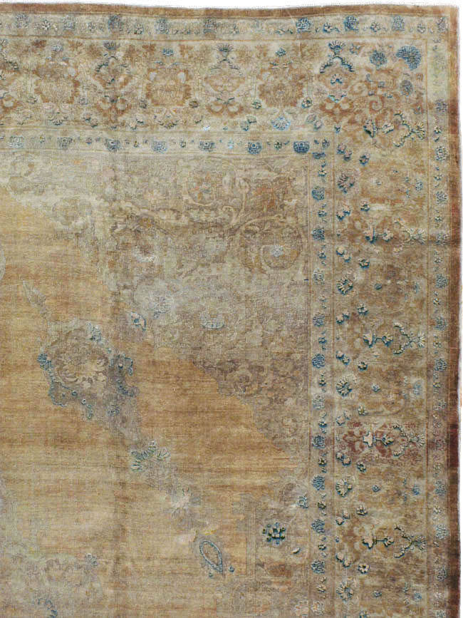 Antique Persian Tabriz Hagi Jalili Carpet, No.15494 - Gss